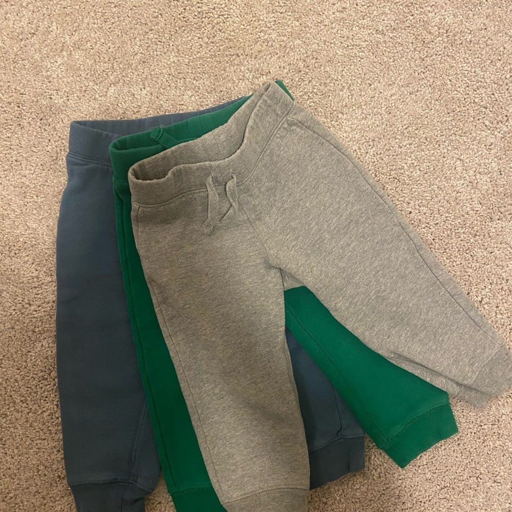 Set of 3 Primary signature jogger pants 18-24m